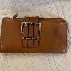 Beautiful authentic rich brown Michael Kors wallet-just used a few times